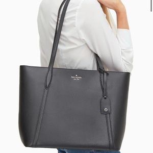 Black Kate Spade Cara Large Tote